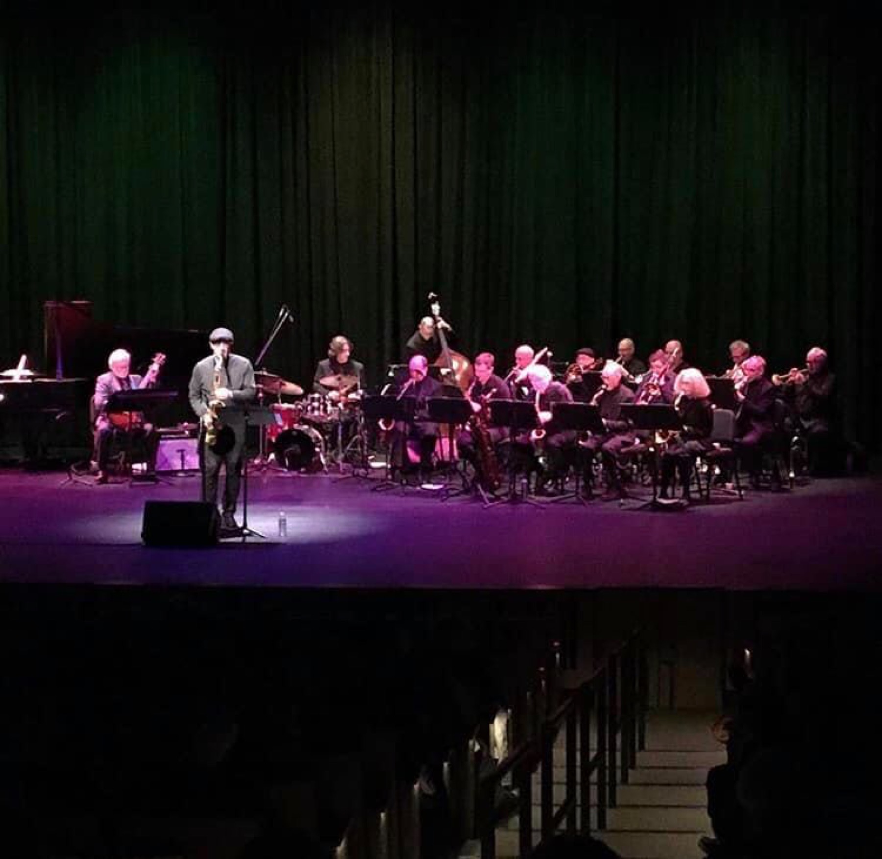 Big band performance on stage in Federal Way